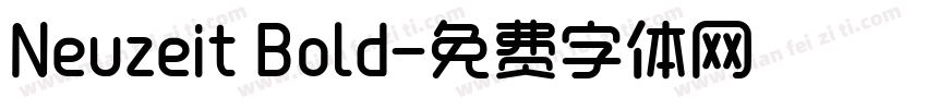 Neuzeit Bold字体转换